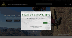 Desktop Screenshot of kailasgear.com